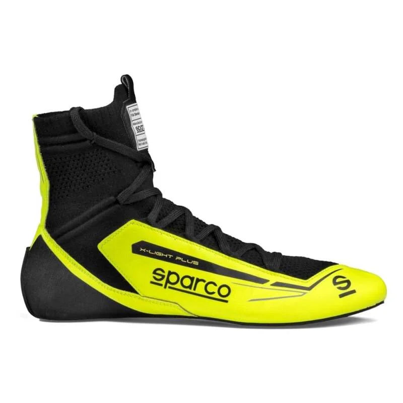 Sparco Shoe X-Light+ 43 Yellow/Black - Detail View