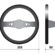 Load image into Gallery viewer, Sparco Steering Wheel 215 Suede Black - Main Product View