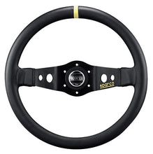 Load image into Gallery viewer, Sparco Steering Wheel 215 Suede Black - Detail View
