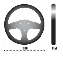 Load image into Gallery viewer, Sparco Steering Wheel 300 Suede Black - Detail View