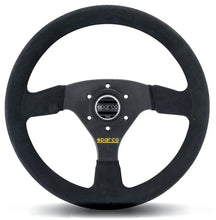Load image into Gallery viewer, Sparco Steering Wheel 323 Suede Black - Main Product View