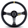 Load image into Gallery viewer, Sparco Steering Wheel 345 Suede Black - Detail View