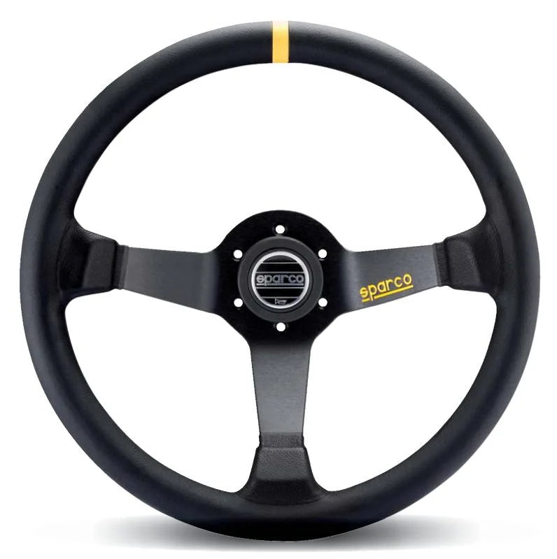Sparco Steering Wheel 345 Suede Black - Detail View