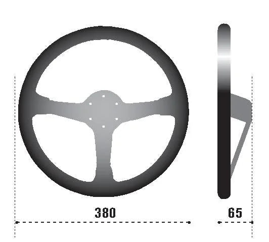 Sparco Steering Wheel 368 Suede Black - Main Product View