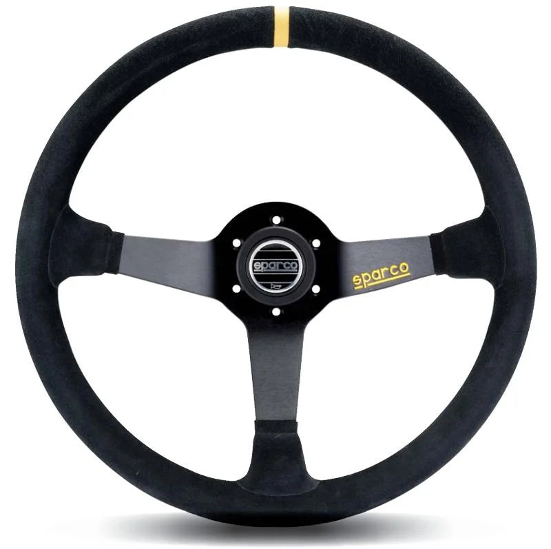 Sparco Steering Wheel 368 Suede Black - Side View