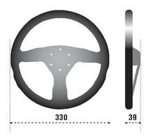 Load image into Gallery viewer, Sparco Steering Wheel 383 Suede Black - Main Product View