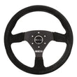 Load image into Gallery viewer, Sparco Steering Wheel 383 Suede Black - Side View