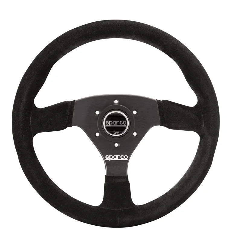 Sparco Steering Wheel 383 Suede Black - Side View