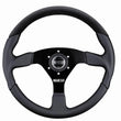Load image into Gallery viewer, Sparco Steering Wheel L505 Lap 5 Blk/Blk/Blk - Main Product View