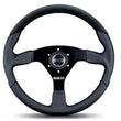 Load image into Gallery viewer, Sparco Steering Wheel L505 Lap 5 Blk/Blk/Blk - Side View