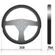 Load image into Gallery viewer, Sparco Steering Wheel L505 Lap 5 Blk/Blk/Blk - Detail View