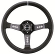 Load image into Gallery viewer, Sparco Steering Wheel L777 Leather Black - Main Product View