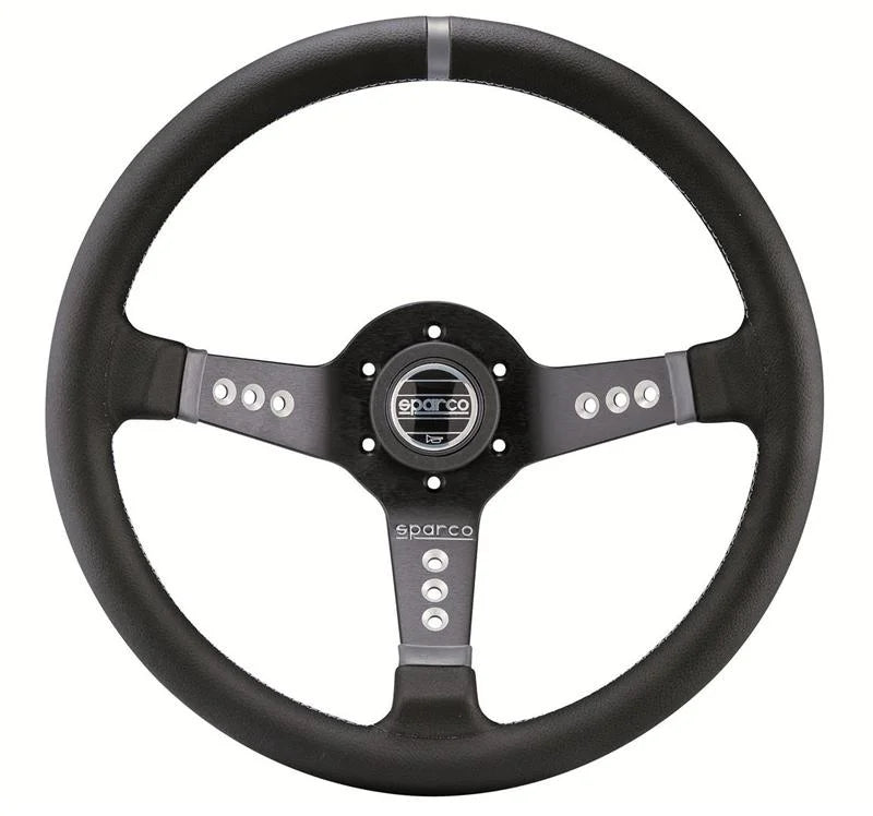 Sparco Steering Wheel L777 Suede Black - Side View