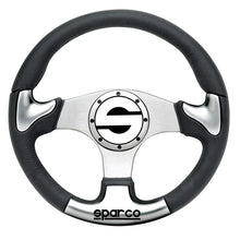 Load image into Gallery viewer, Sparco Steering Wheel P 222 Black - Main Product View