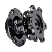 Load image into Gallery viewer, Sparco Steering Wheel Quick Release Tuning Blk - Main Product View
