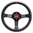 Load image into Gallery viewer, Sparco Steering Wheel R330 Champion Black Leather / Red Stitching