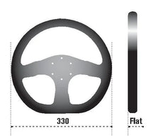 Load image into Gallery viewer, Sparco Steering Wheel Ring L360 Leather Black - Main Product View