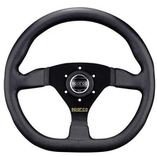 Load image into Gallery viewer, Sparco Steering Wheel Ring L360 Leather Black - Detail View
