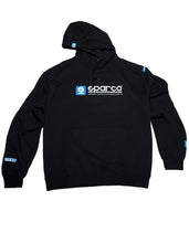 Load image into Gallery viewer, Sparco Sweatshirt Hooded WWW Blk Xxlrg - Main Product View