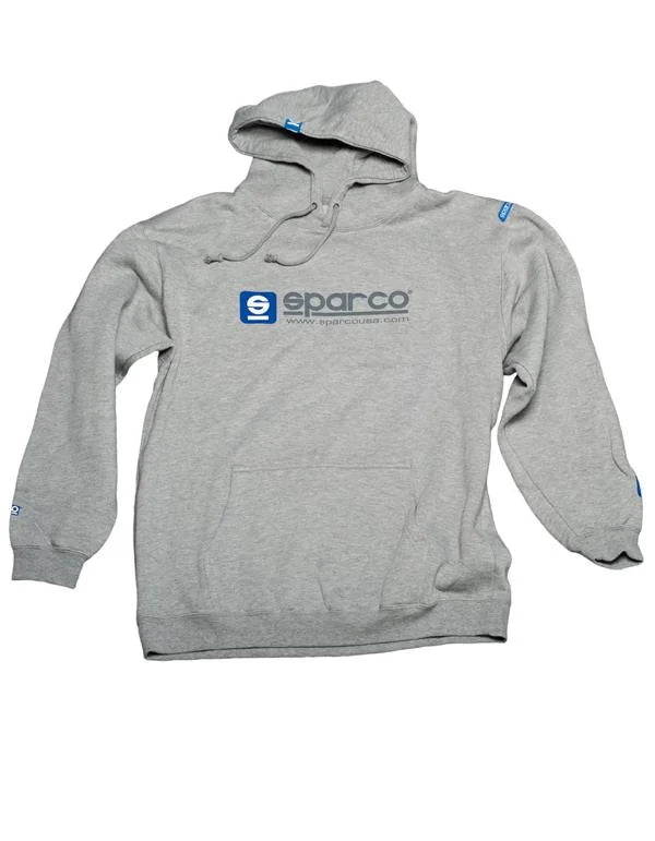 Sparco Sweatshirt Hooded WWW Grey Sml - Main Product View