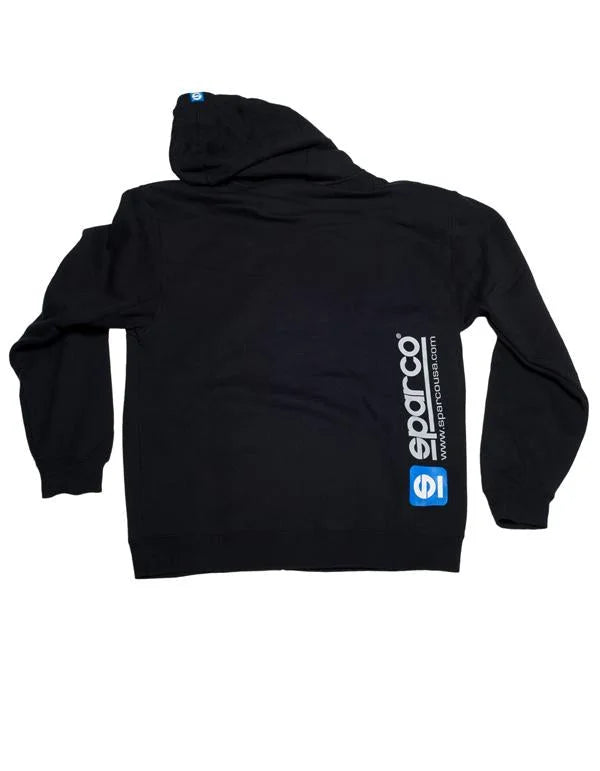 Sparco Sweatshirt Zip WWW Gry Xlrg - Back View