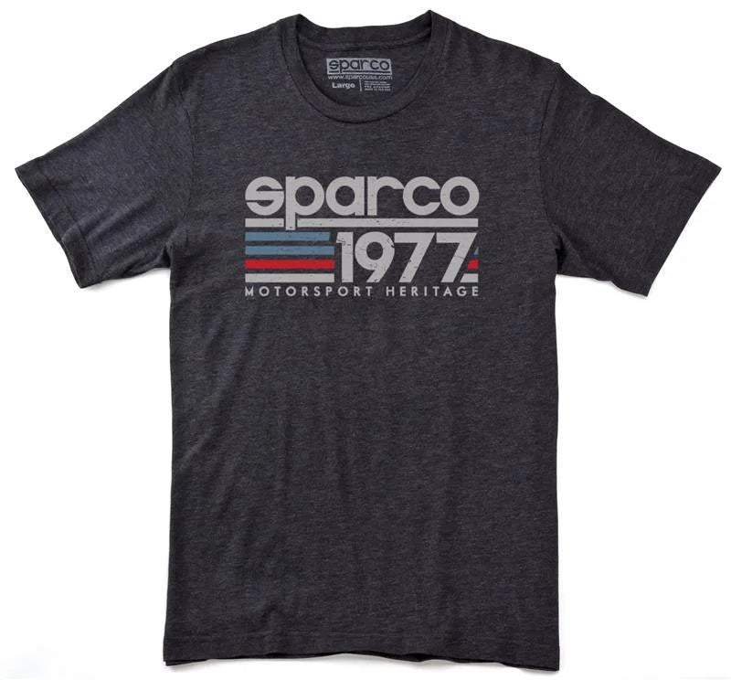 Sparco T-Shirt Vintage 77 Nvy Med - Side View