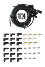 Load image into Gallery viewer, Spark Plug Wire Set- 8mm - Black Wire with Black 90 Deg Boots ACCEL - Side View