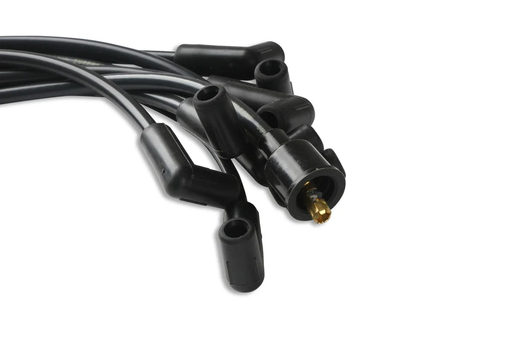 Spark Plug Wire Set- 8mm - Black Wire with Black 90 Deg Boots ACCEL - Additional View 9