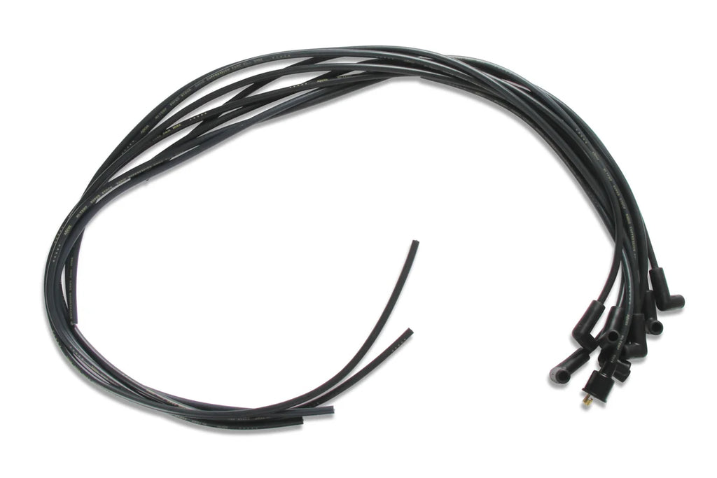 Spark Plug Wire Set- 8mm - Black Wire with Black 90 Deg Boots ACCEL - Additional View 10