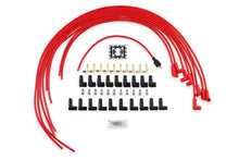 Load image into Gallery viewer, Spark Plug Wire Set- 8mm- Super Stock Universal-Graphite Core- 90 Deg Boots- Red ACCEL - Main Product View