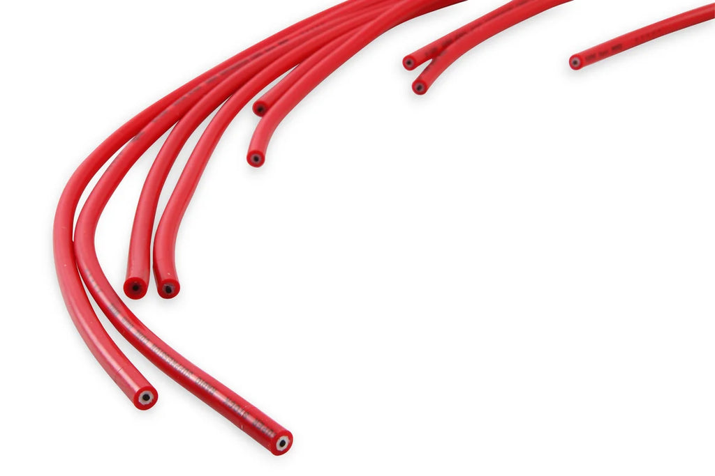 Spark Plug Wire Set- 8mm- Super Stock Universal-Graphite Core- 90 Deg Boots- Red ACCEL - Additional View 7