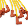 Load image into Gallery viewer, Spark Plug Wire Set - 8mm - Yellow with HEI Stock Style Boots ACCEL - Installation View