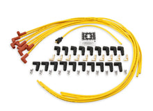 Load image into Gallery viewer, Spark Plug Wire Set - 8mm - Yellow with Orange 90 Deg Boots ACCEL - Main Product View