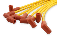 Load image into Gallery viewer, Spark Plug Wire Set - 8mm - Yellow with Orange 90 Deg Boots ACCEL - Installation View