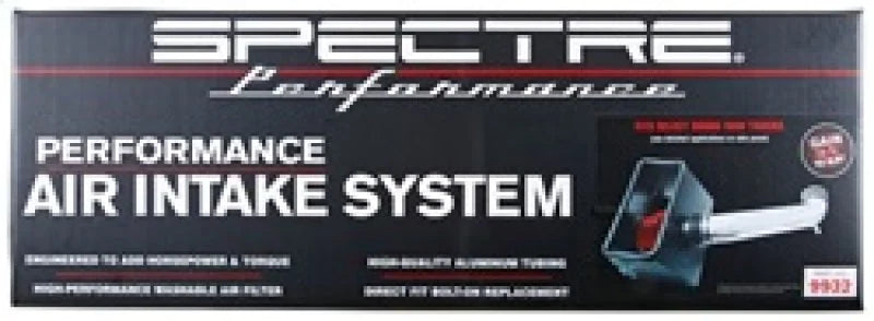 Spectre 03-08 Dodge RAM 1500/2500 V8-4.7/5.7L F/I Air Intake Kit - Clear Anodized w/Red Filter - Additional View 5