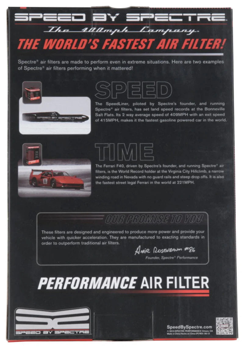 Spectre 04-06 BMW X3 2.5L L6 F/I Replacement Air Filter - Installation View