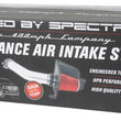 Load image into Gallery viewer, Spectre 04-08 Ford F150 V8-5.4L F/I Air Intake Kit - Clear Anodized w/Red Filter - Back View