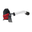 Load image into Gallery viewer, Spectre 07-08 GM Truck V8-4.8/5.3/6.0L F/I Air Intake Kit - Clear Anodized w/Red Filter - Side View