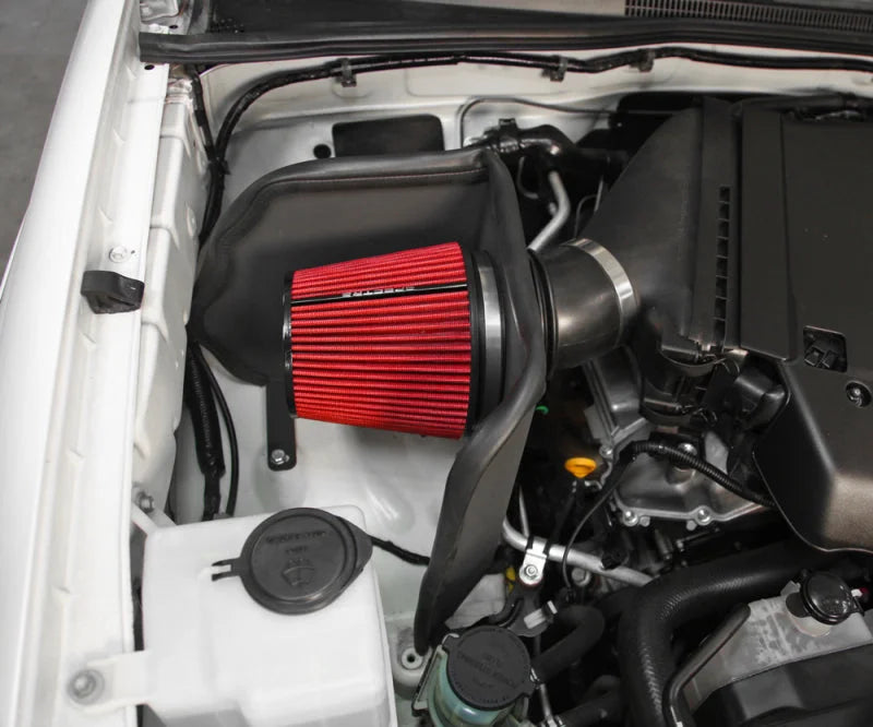 Spectre 07-09 Toyota Tacoma/FJ V6-4.0L F/I Air Intake Kit - Red Filter - Side View