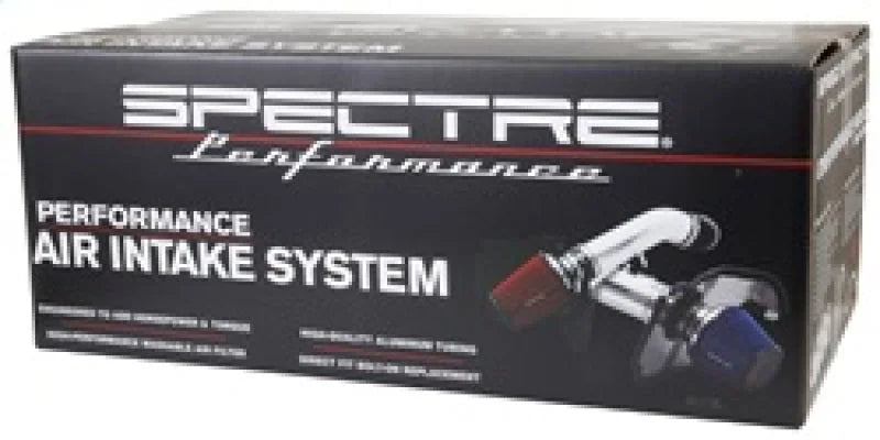 Spectre 09-12 GM Truck V8-4.8/5.3/6.0L F/I Air Intake Kit - Polished w/Red Filter - Side View