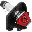 Load image into Gallery viewer, Spectre 09-17 Nissan Maxima V6-3.5L F/I Air Intake Kit - Polished w/Red Filter - Main Product View