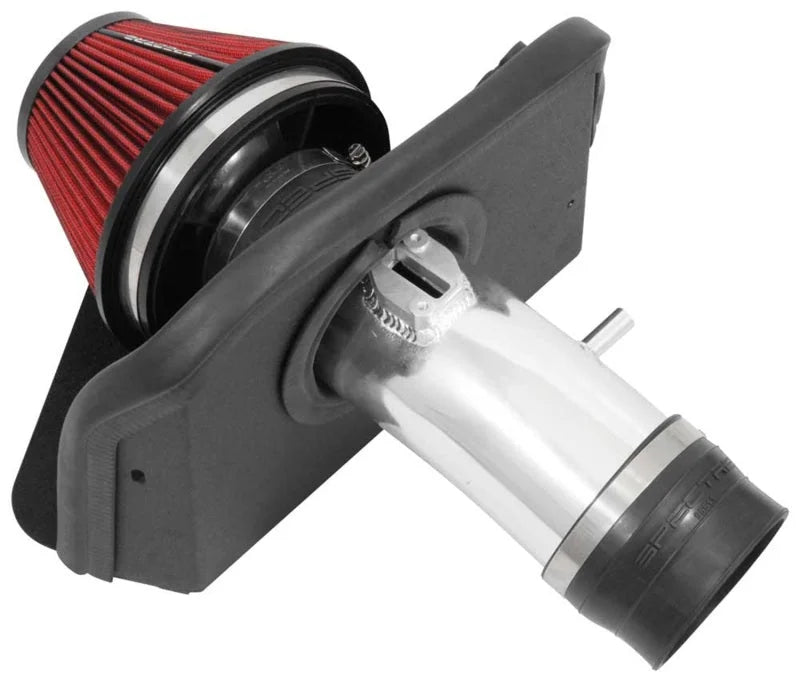 Spectre 09-17 Nissan Maxima V6-3.5L F/I Air Intake Kit - Polished w/Red Filter - Additional View 8