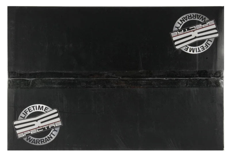 Spectre 10-11 Chevy Camaro V6-3.6L F/I Air Intake Kit - Clear Anodized w/Red Filter - Back View
