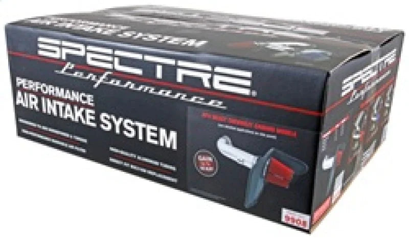 Spectre 10-12 Chevy Camaro V8-6.2L F/I Air Intake Kit - Clear Anodized w/Red Filter - Additional View 10