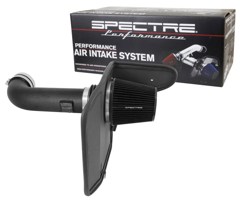 Spectre 10-15 Chevy Camaro V8-6.2L F/I Air Intake Kit - Black w/ Black Filter - Additional View 5