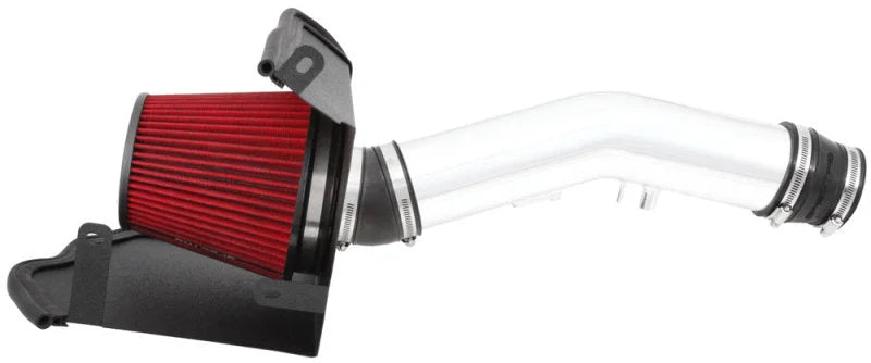 Spectre 10-18 Toyota FJ 10-15 4Runner V6-4.0L F/I Air Intake Kit - Polished w/Red Filter - Installation View