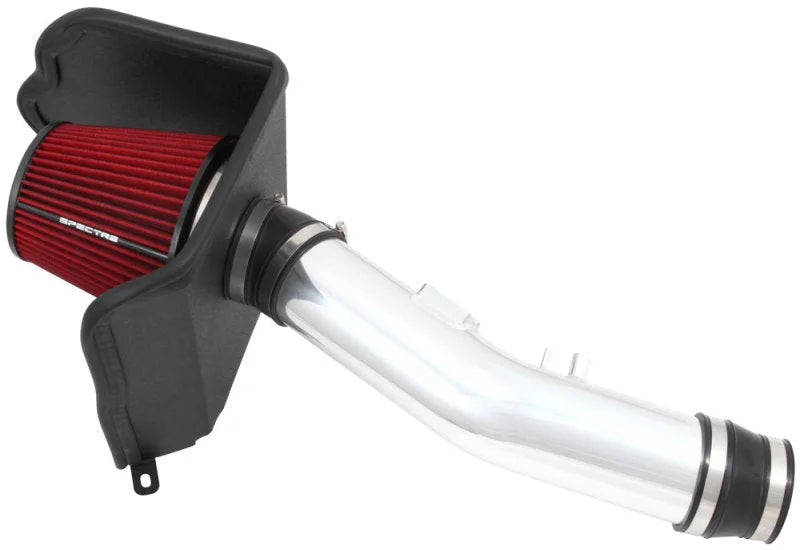 Spectre 10-18 Toyota FJ 10-15 4Runner V6-4.0L F/I Air Intake Kit - Polished w/Red Filter - Additional View 5