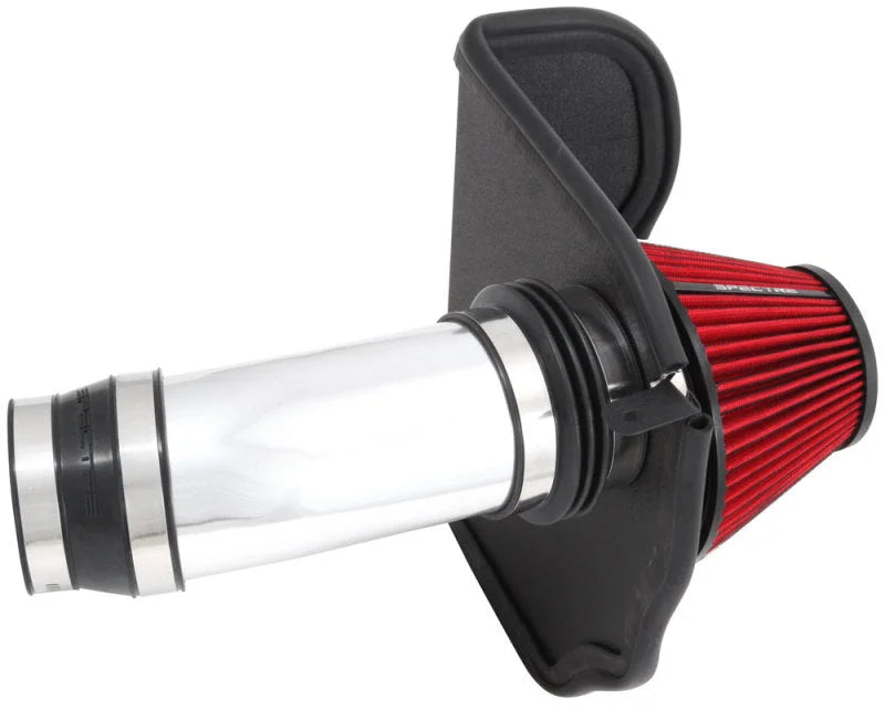 Spectre 11-14 Challenger/Charger V8-6.4L F/I Air Intake Kit - Polished w/Red Filter - Installation View