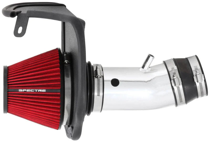 Spectre 11-14 Challenger/Charger V8-6.4L F/I Air Intake Kit - Polished w/Red Filter - Additional View 5