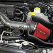 Load image into Gallery viewer, Spectre 11-14 Ford F150 SVT Raptor V8-6.2L F/I Air Intake Kit - Polished w/Red Filter - Side View